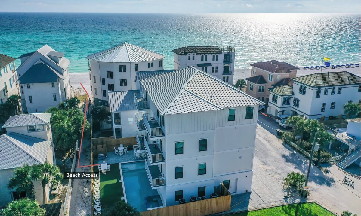 Miramar Beach House | Luxury Beach Estate | Pool, Theater, Game Room & Gulf Views