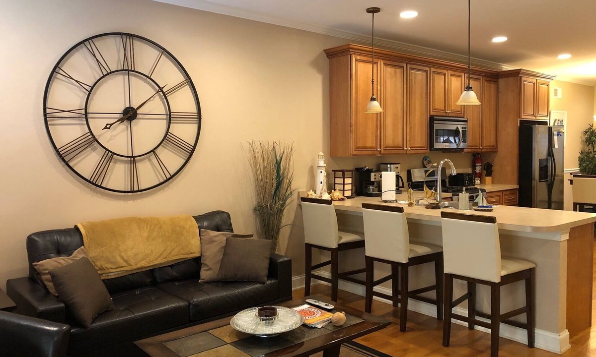 Seaside Heights House | Luxury beach townhome with ocean/beach/boardwalk view from private rooftop deck