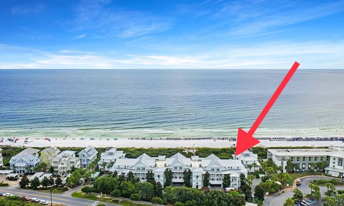 Gulf District Condo | LUXURY BEACHFRONT CONDO IN WATERCOLOR! Corner unit - book summer now