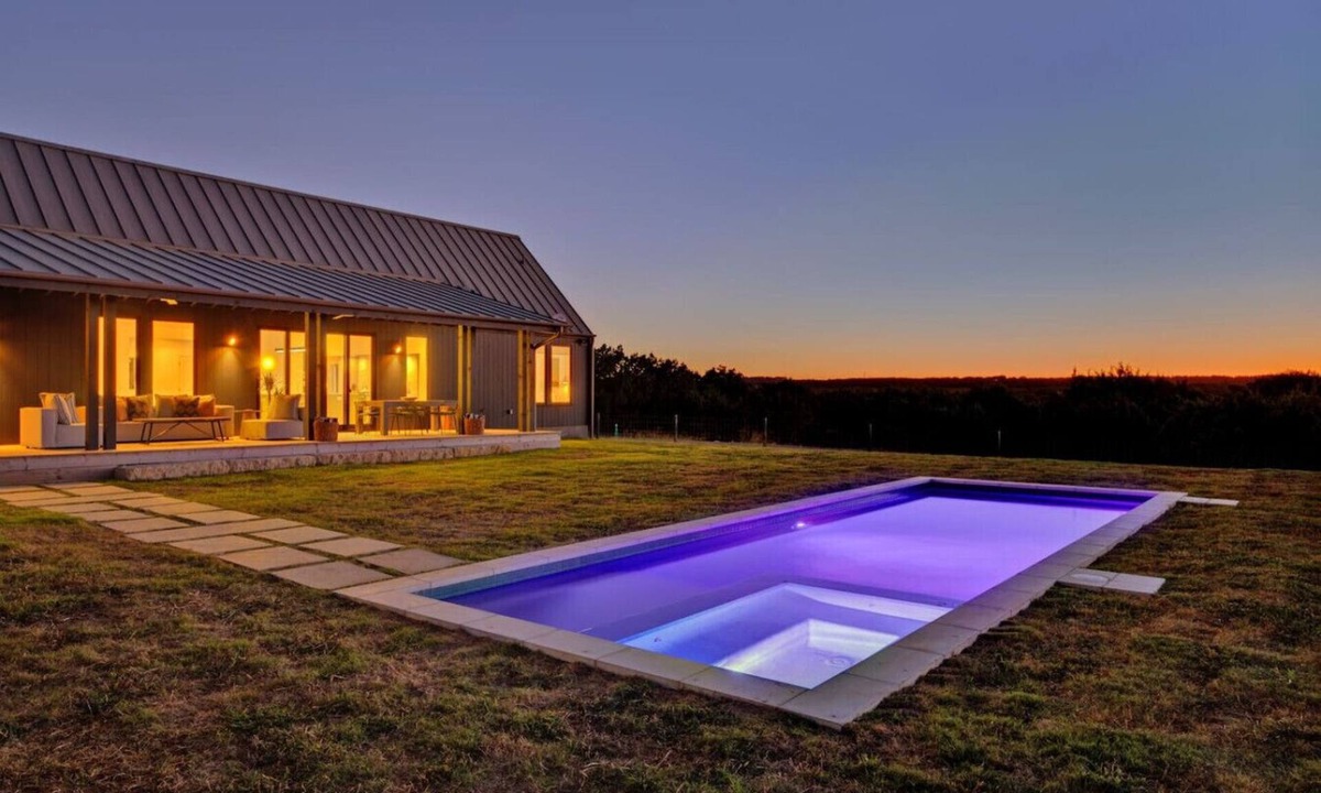 Stonewall House | Luxury Bunkhouse, 14 Acres, Pool, Hot Tub & views