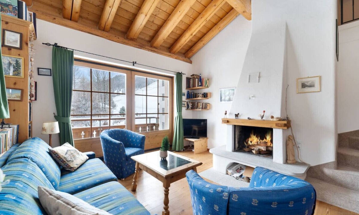 Madulain Apartment | Luxury chalet St. Moritz with panoramic mountain view