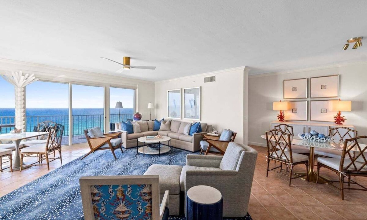 Bel Air Condo | Luxury Gulf-Front Condo with Wraparound Balcony & Heated Pool