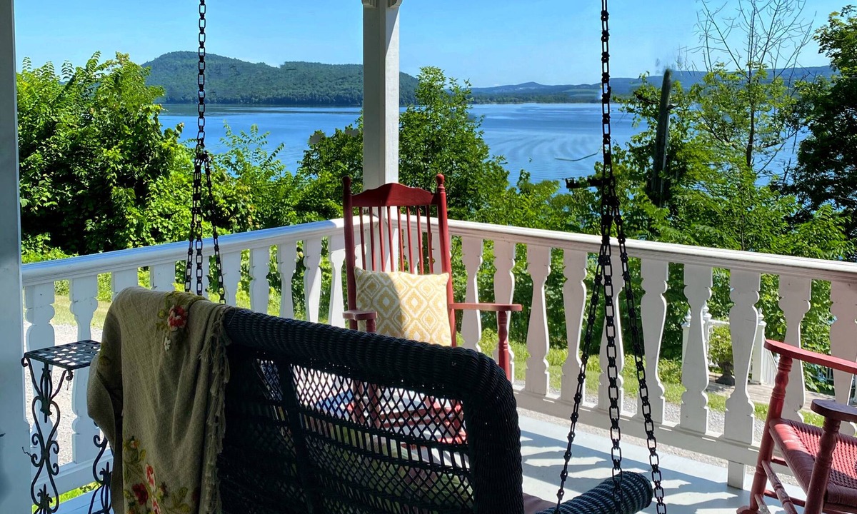 Cooperstown House | Luxury lakefront home in Cooperstown with private dock/deck +16' trampoline/raft