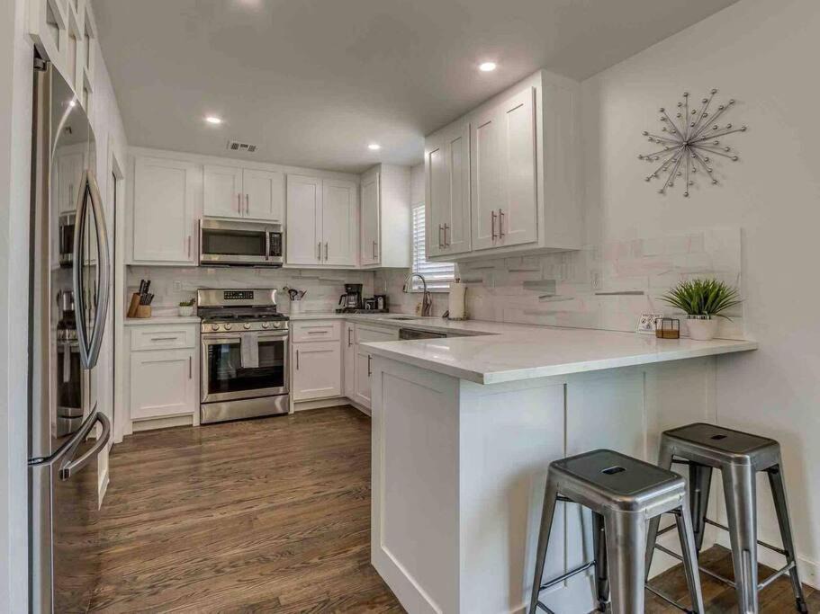 Central Oklahoma City House | Luxury Modern 3BR - Private Primary Suite!