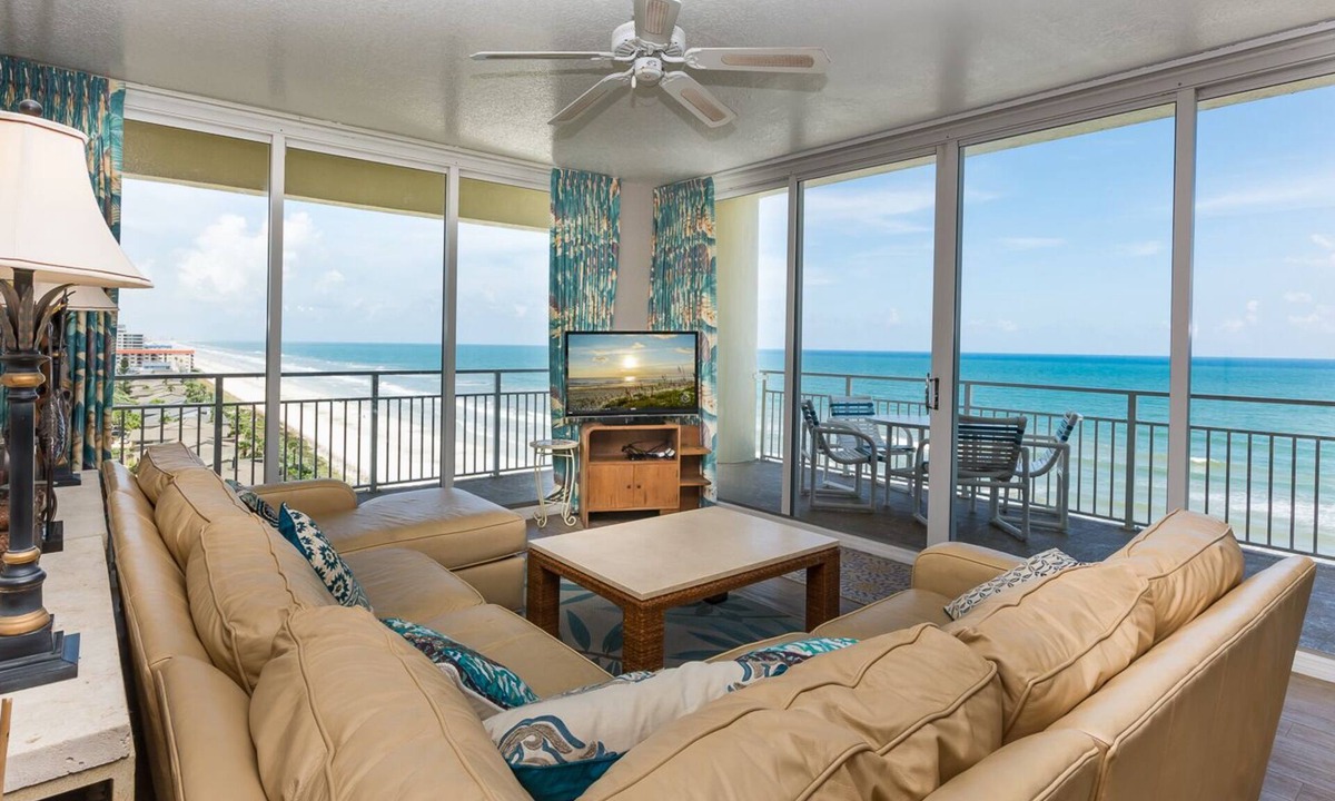 New Smyrna Beach Condo | Luxury Oceanfront SR701 with Wraparound Balcony Pet Friendly