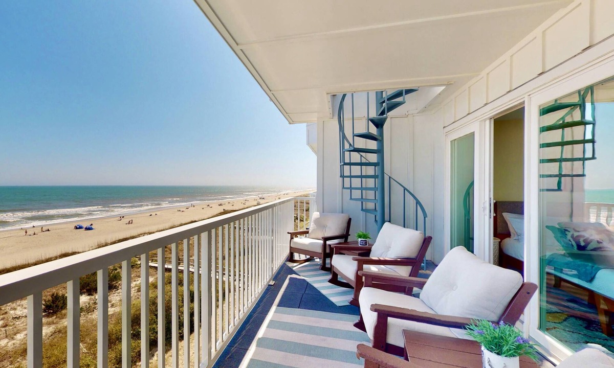 Carolina Beach Condo | Luxury Oceanfront Top Floor Condo w/Rooftop Deck, Stunning Views, Pool & Elevator in Downtown CB