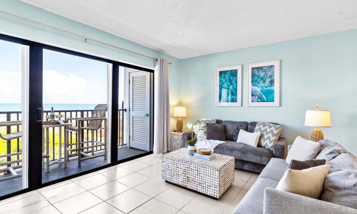 Avon By The Sea Condo | Luxury Oceanfront Corner Unit with Balcony Views and Master Suite Overlooking the Waves