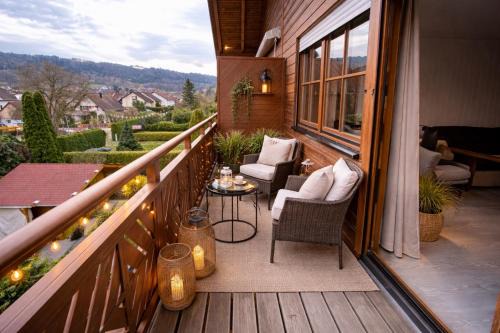 Busingen am Hochrhein Apartment | Luxury Rhine Retreat Garten&Sauna