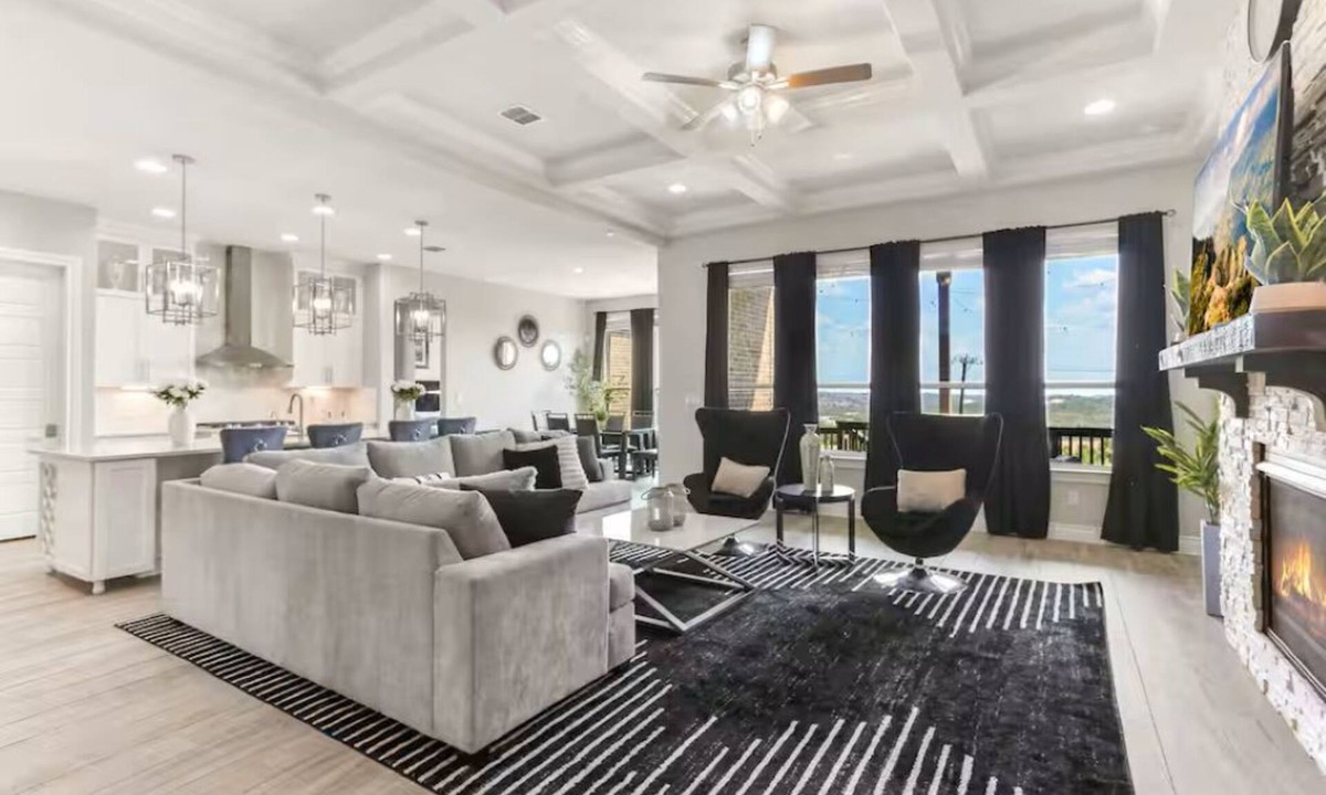 Wetmore House | Luxury Stone Oak Hilltop Views/Theater & Game Room