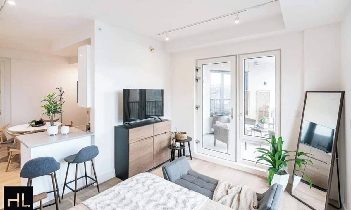 Flatbush Apartment | Luxury studio apartment in full amenity building.