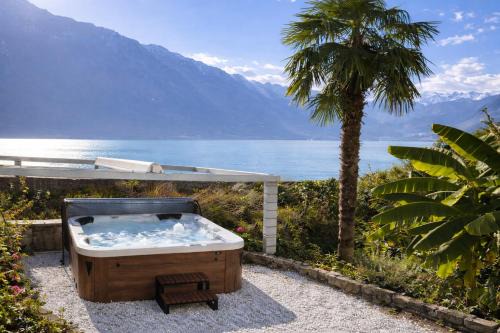 Niederried bei Interlaken Ski Chalet | Luxury Swiss Chalet | Spa AC Lake View Interlaken
