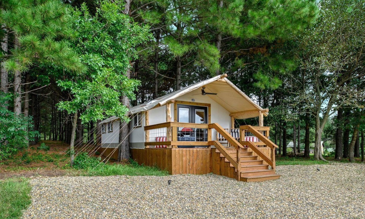 Golden RV Rental | Luxury Tent Rental Perfect for Glamping in Oklahoma