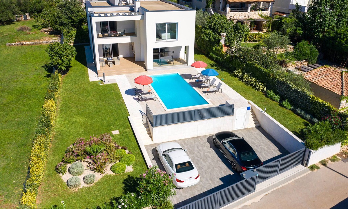 Sveti Vid-Miholjice Villa | Luxury Villa Orchidea with Sea View and big Pool