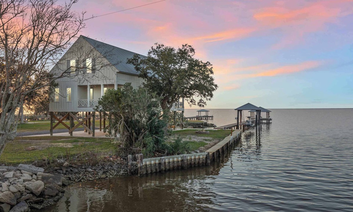 Cypremort Point House | Luxury Waterfront Camp + Hot Tub + Private Dock