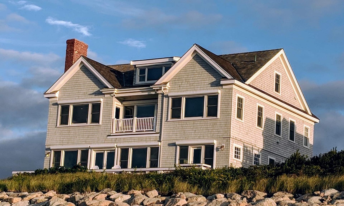 Dennis House | Luxury Waterfront Home with Private Beach on Cape Cod Bay