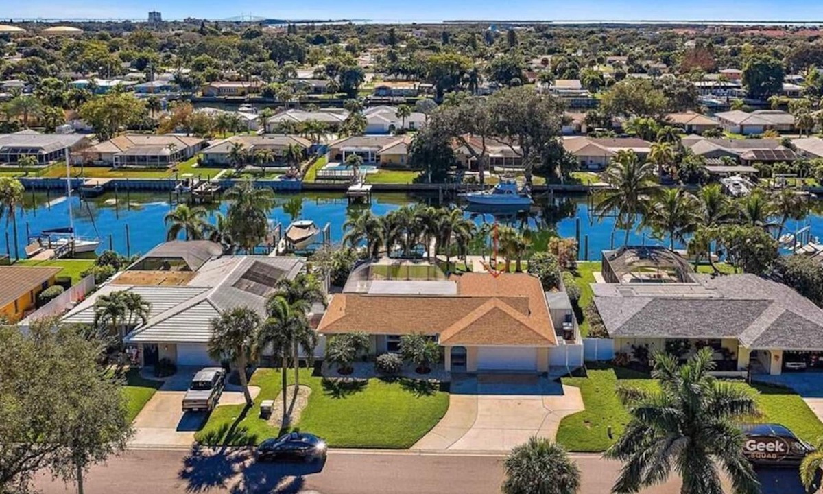 St. Petersburg House | Luxury Waterfront Home with private pool, hot tub, & dock