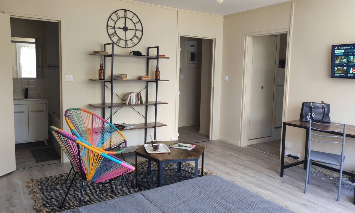 Flace Apartment | Mâcon - Studio 2 p - refurbished - Portable air conditioning - 34 m2