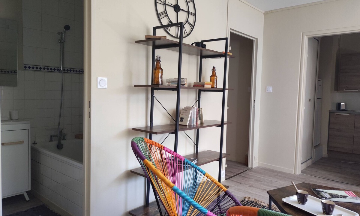 Flace Apartment | Mâcon - Studio 2 p - refurbished - Portable air conditioning - 34 m2