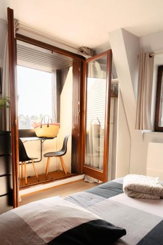 Blonville-sur-Mer Apartment | M2M confortable studio cabine avec parking privé gratuit - 4 min à pied de la plage - hypercentre