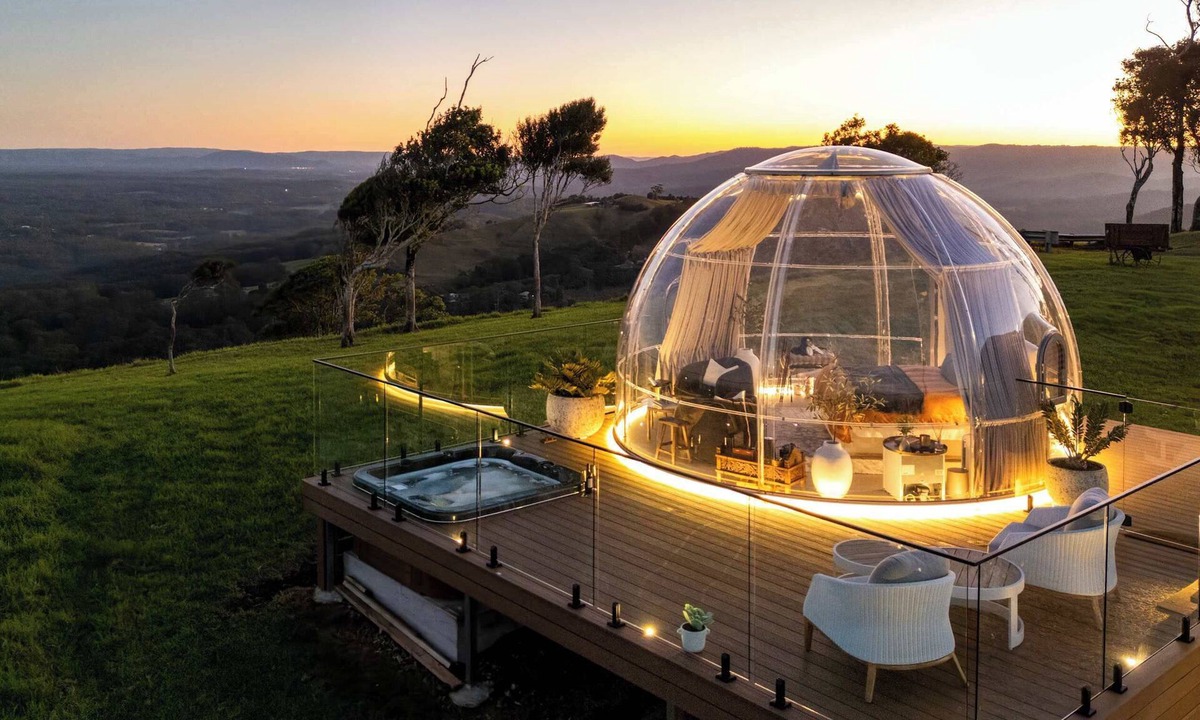 Bald Knob House | Magical Dome At Petrichor Estate