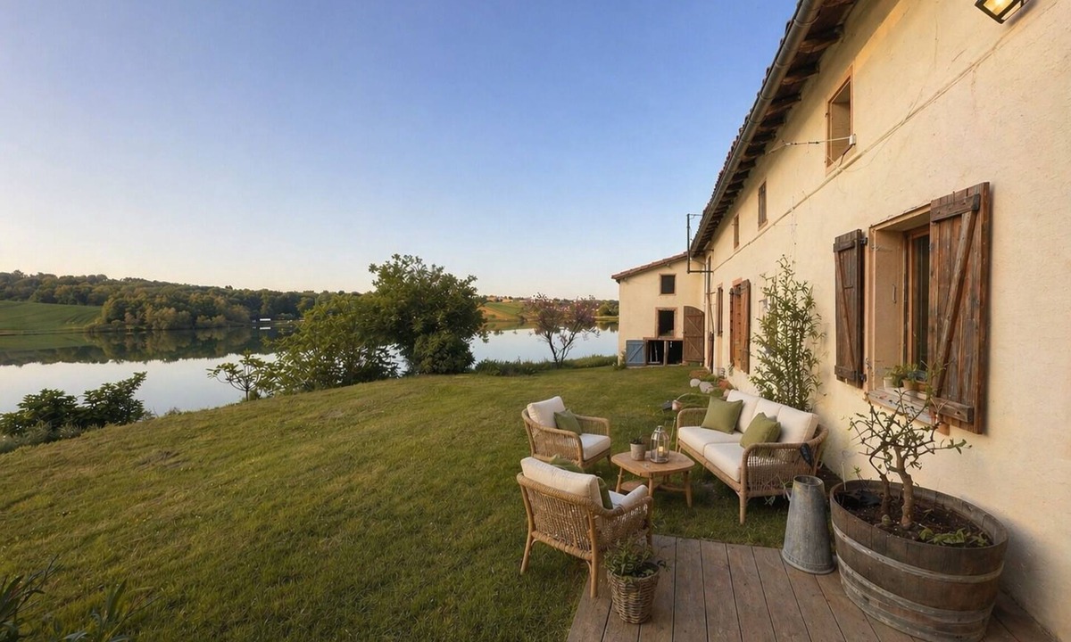 Montpitol House | Magical escape T5 house with panoramic lake view, absolute calm and nature.