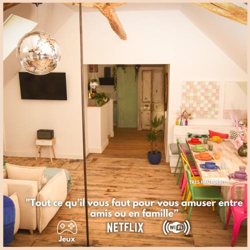 Saint-Pourcain-sur-Sioule Apartment | Magnifique Loft Festif