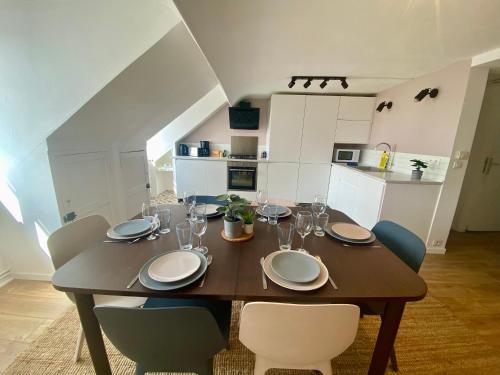 Rouen City Centre Apartment | Magnifique duplex pour huit personnes -070