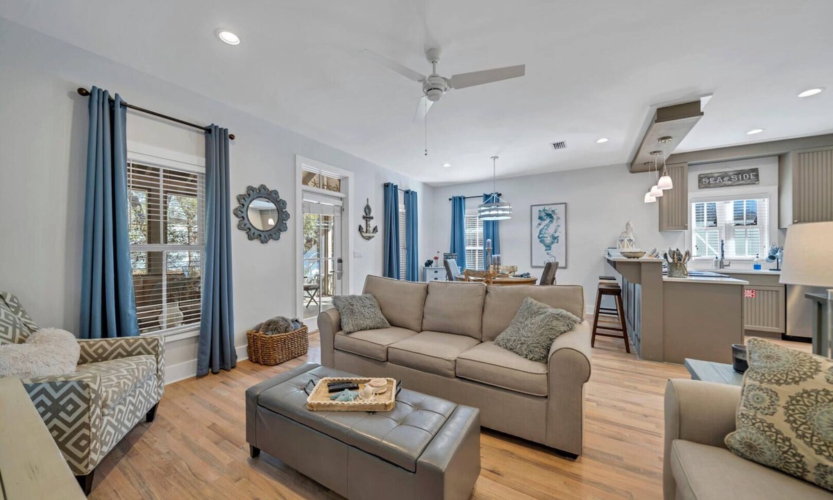 Seacrest House | Magnolia Cottages Flirty Flamingo - Pet Friendly, Pool & Beach Access!