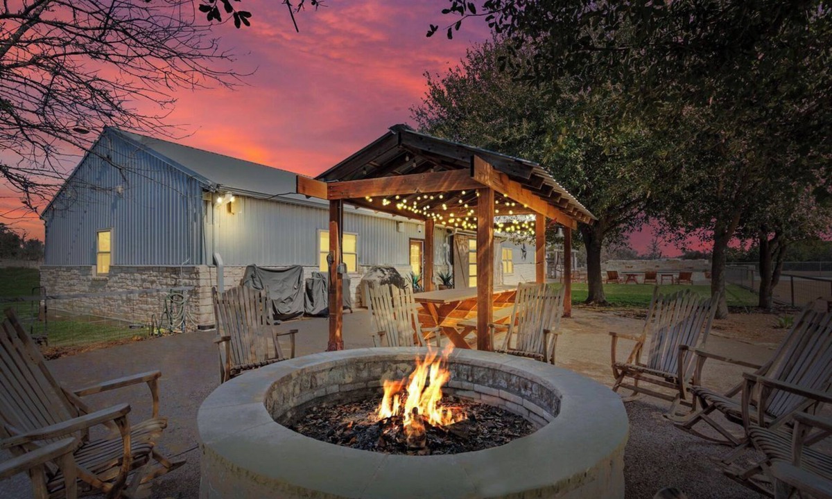 China Spring House | Magnolia Ranch Waco, a 42-acre Luxury Retreat, Tiny Home, Sleeps 15, With Pool.