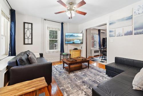 Bryn Mawr Apartment | Main Line Manor 3BR with King Beds & Patio & Backyard