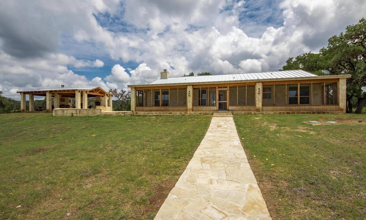 Pipe Creek House | Main Lodge at Rancho Madrono with Pool & Pavilion