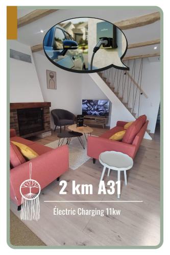 Rolampont Villa | Maison avec borne de recharge N2