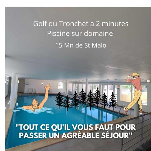 Le Tronchet Resort | maison avec piscine