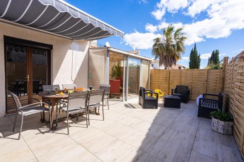 Carnon-Plage Villa | Maison classée 3étoiles proche plage
