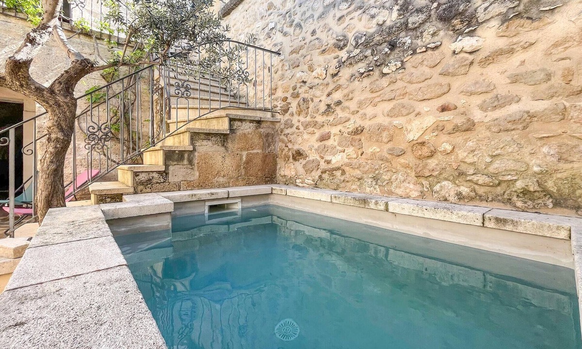 Saint-Hilaire-d'Ozilhan House | Maison de village avec piscine