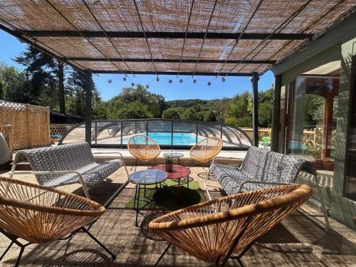 Cailly-sur-Eure House | Maison de campagne avec piscine au bord de l'Eure 1h de Paris