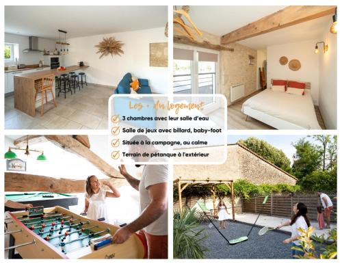 Cuq House | Maison de campagne 6 pers salle de jeux & pétanque