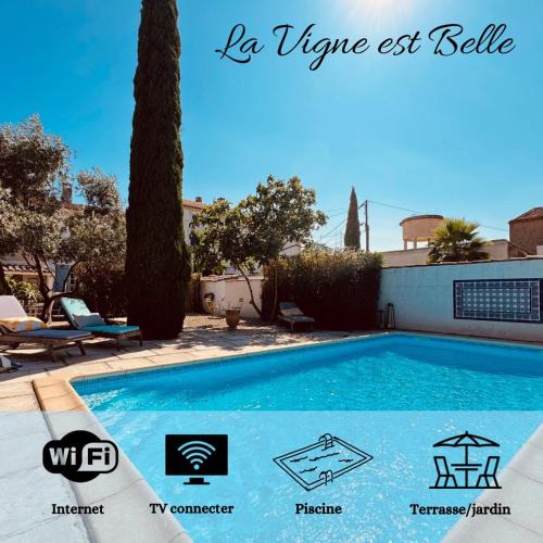Canet House | Maison de campagne avec piscine-jardin-wifi