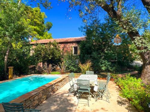 Hyeres House | Maison en pierre rénovée avec jardin et piscine privative chauffée