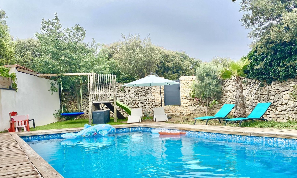 Cournonsec Other | Maison Familiale Entre mer et Garrigue, Piscine