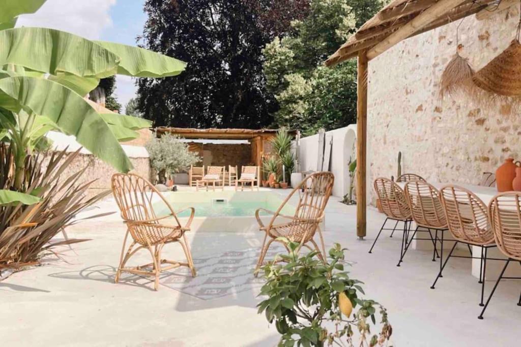 Buxeuil Villa | Maison Hortense 4 étoiles piscine chauffée et sauna