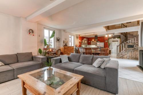 Theys House | Maison jacuzzi-sauna Station 7 Laux