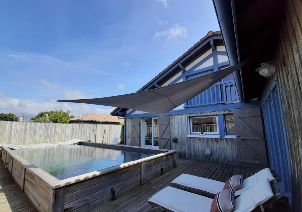 Bias Villa | Maison Landaise pour 12 personnes proche océan, piscine, WIFI inclus - FR-1-50-165