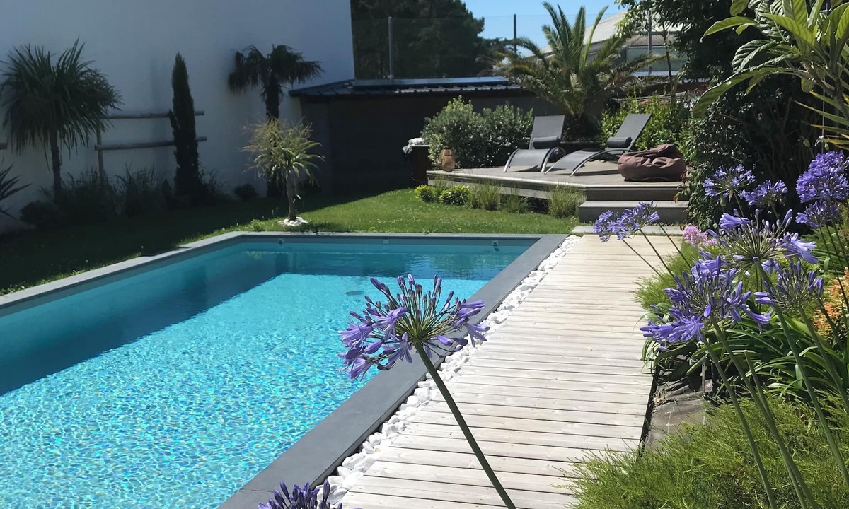 Le Pouliguen House | Maison Lumineuse Avec Piscine Privée