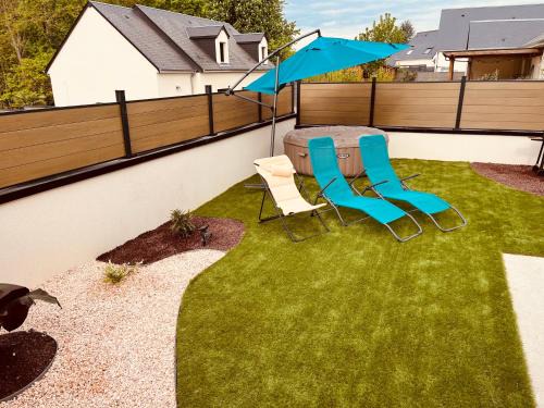 Cerelles House | Maison moderne 3 chambres SPA-jacuzzi mai-septembre