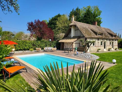 Annebault House | Maison Normande, Piscine chauffée, à quelques minutes de la mer et de Deauville