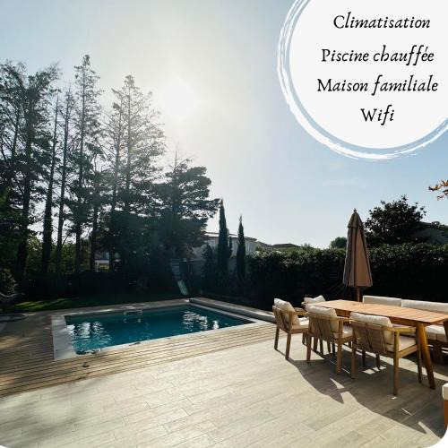 Salleles-d'Aude Villa | Maison paisible toute équipée, piscine chauffée