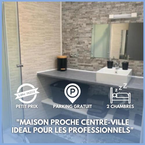 Saint-Maurice Apartment | Maison proche centre-ville 4 personnes 2 chambres