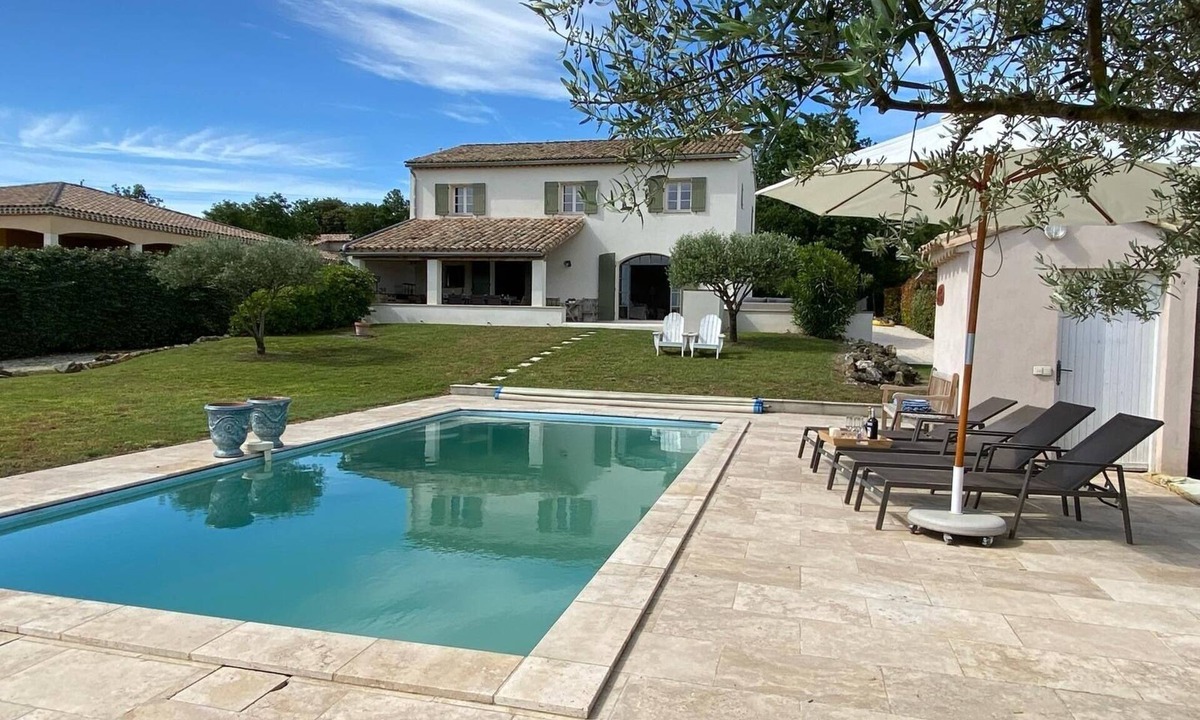 Pougnadoresse House | Maison Roquebeauresse - Piscine privée