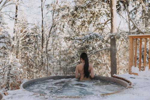Lac Superieur Village Ski Chalet | Maison Solus - Private Nordic Spa - Tremblant